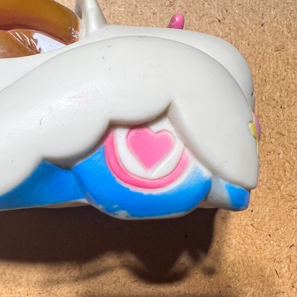 American Greetings AGC Tenderheart 80’s Brown Care Bear Rubber car Toy Vtg - Picture 5 of 16